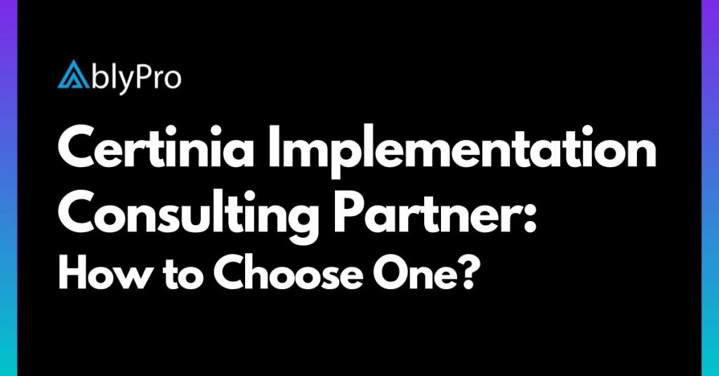 AblyPro Certinia Consulting Partner